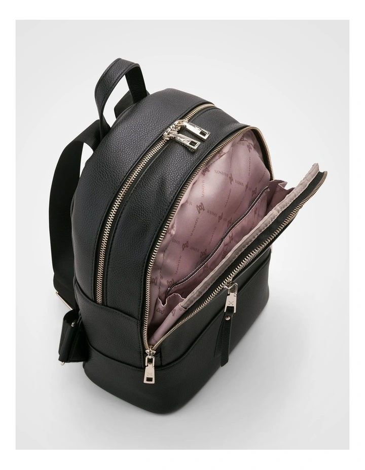 Libby Medium Backpack in Black image 6