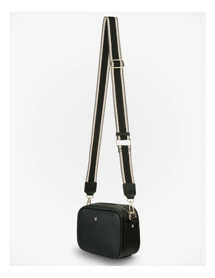 Monica Camera Crossbody Bag in Black image 4