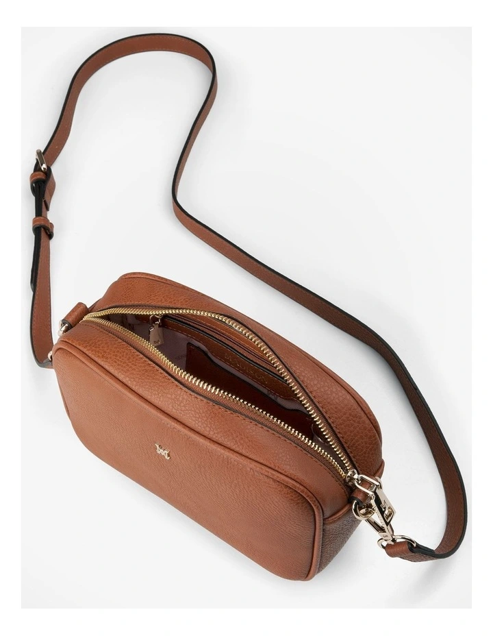 Monica Camera Crossbody Bag in Brown image 3