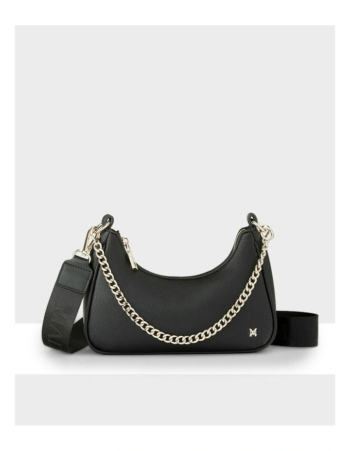 Kaylee Small Shoulder Bag in Black image 6