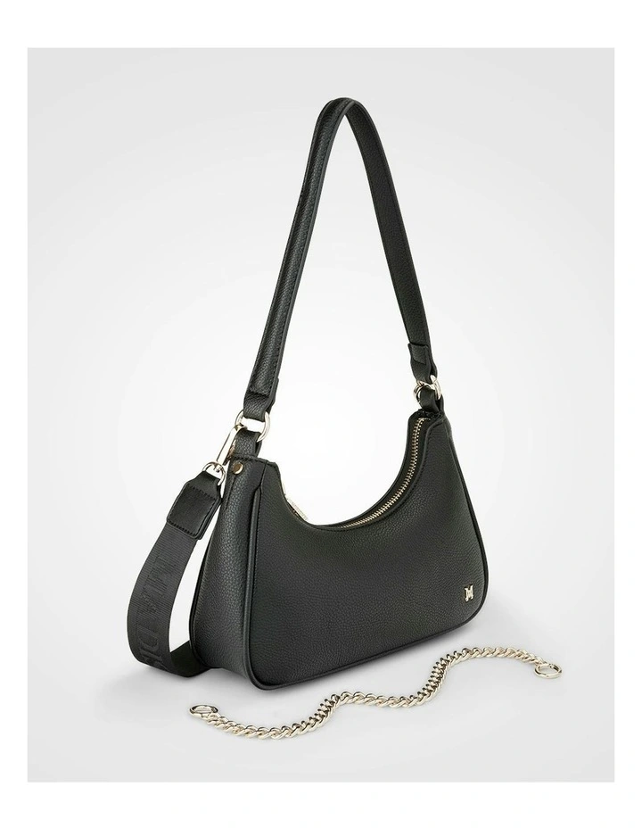 Kaylee Small Shoulder Bag in Black image 7