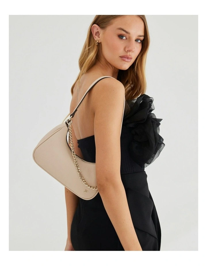 Kaylee Small Shoulder Bag in Beige image 2