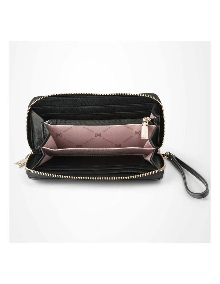 Harlow Zip Around Clutch Wallet in Blue image 3