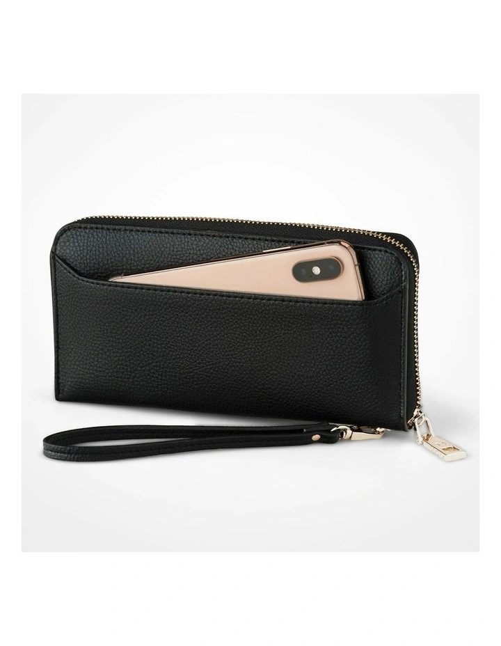 Harlow Zip Around Clutch Wallet in Blue image 4