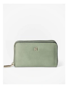 Miley Medium Ziparound Wallet in Green