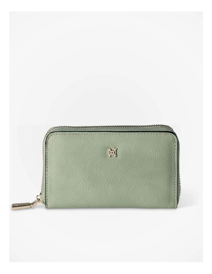 Miley Medium Ziparound Wallet in Green image 1