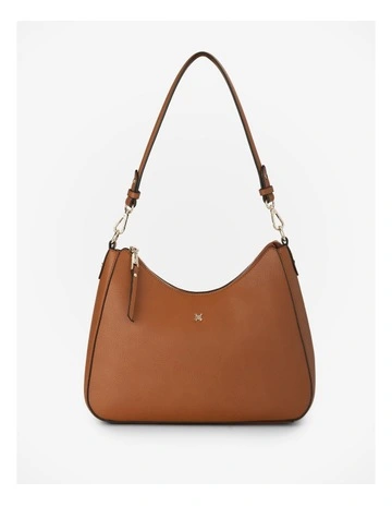 Rory Large Hobo Shoulder Bag in Light Tan
