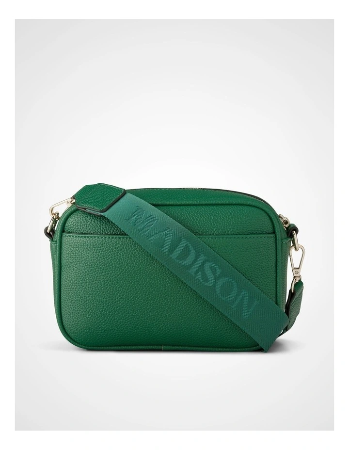 Monica Camera Crossbody Bag Monogram Bag Strap in Green image 4