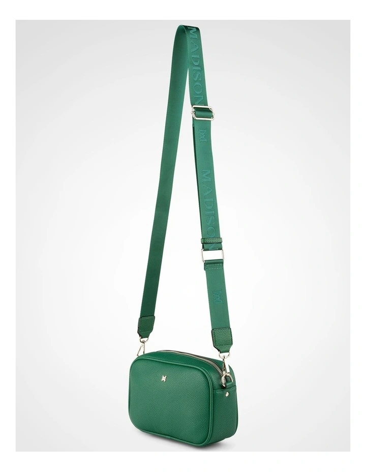 Monica Camera Crossbody Bag Monogram Bag Strap in Green image 5