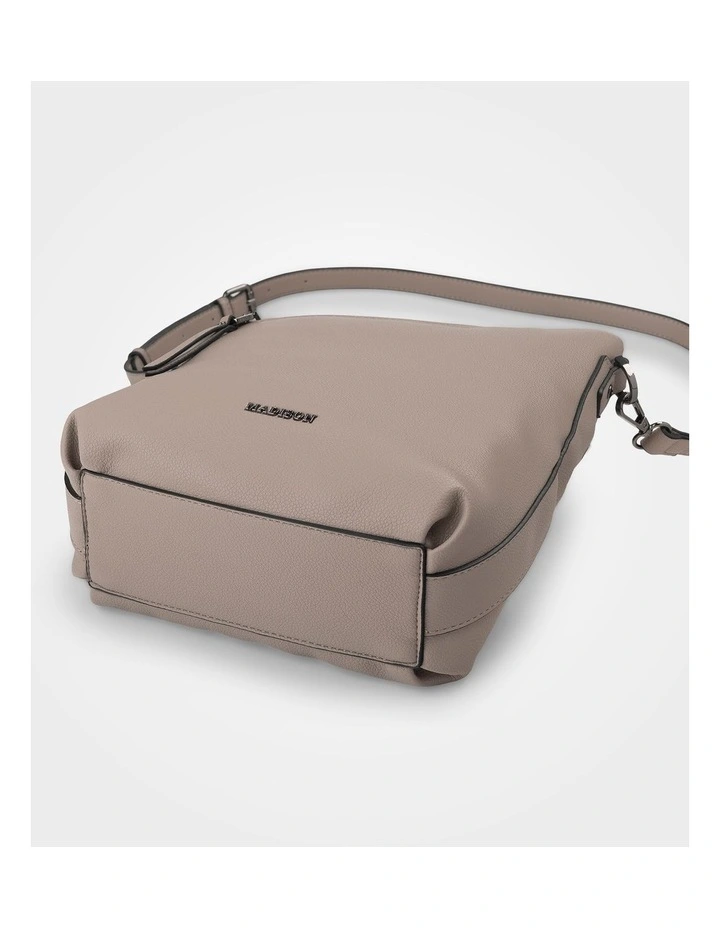 Maya Medium Double Angled Zip Sling Crossbody Bag image 7