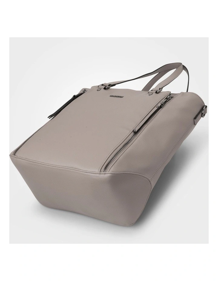 Amelia Large Zip Detail Tote with Crossbody Strap image 7