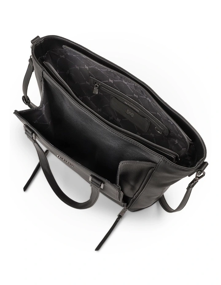 Amelia Large Zip Detail Tote with Crossbody Strap image 5