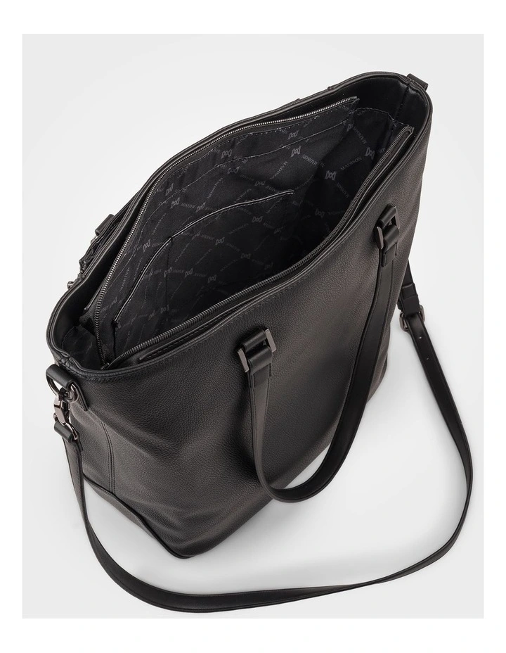 Amelia Large Zip Detail Tote with Crossbody Strap image 6