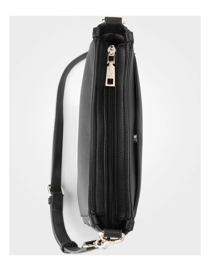 Tina Medium Zip Top Convertible Sling Bag with Matching & Webbing Crossbody Straps image 4