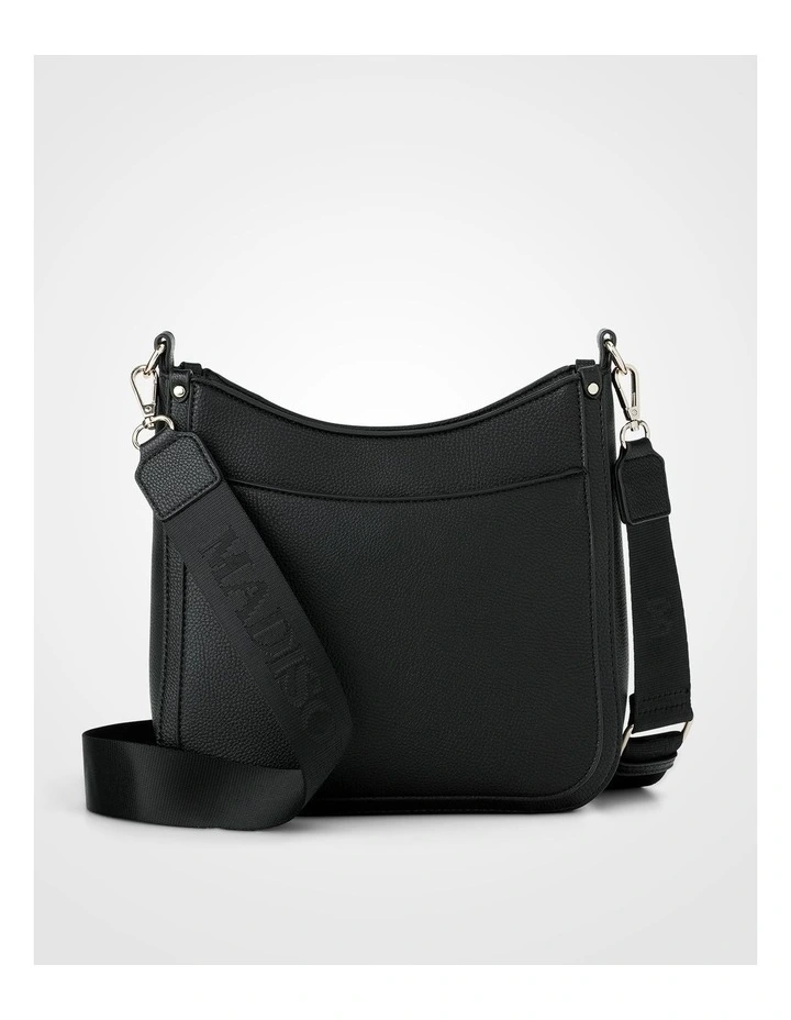 Tina Medium Zip Top Convertible Sling Bag with Matching & Webbing Crossbody Straps image 7