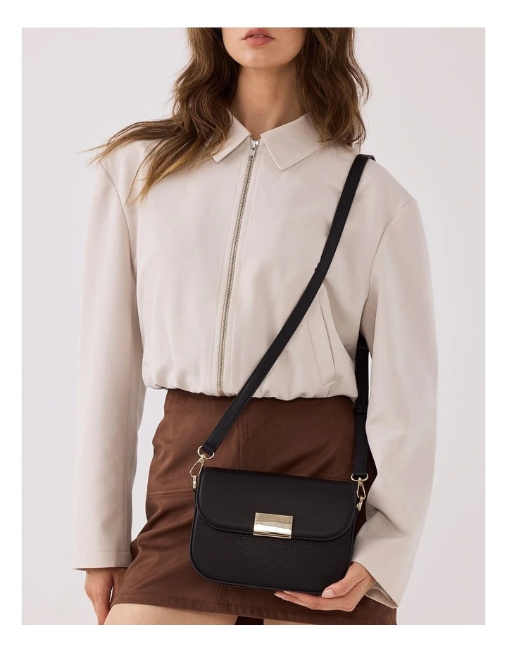 Mel 3 Compartment Fold over Crossbody Bag image 6