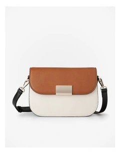 Mel 3 Compartment Fold over Crossbody Bag