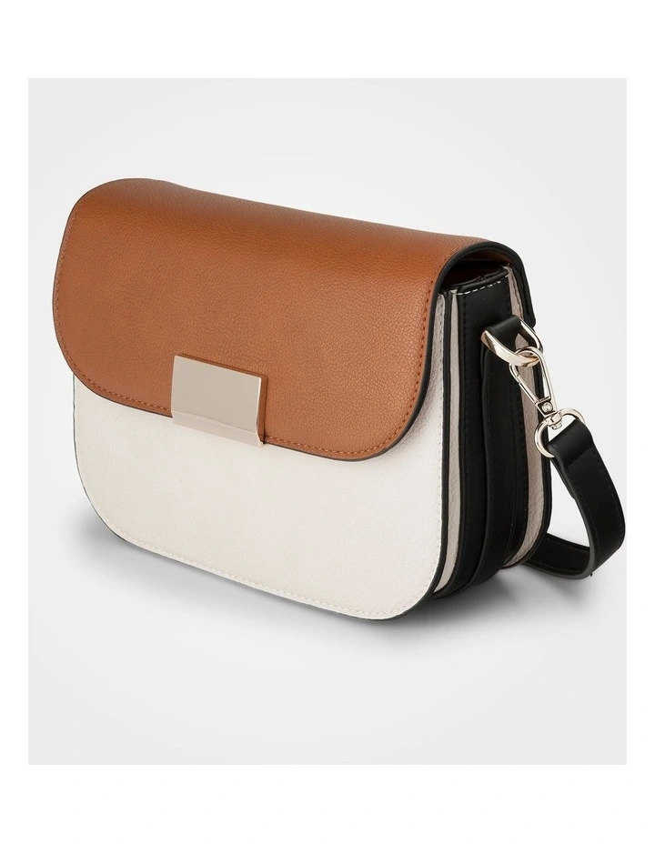 Mel 3 Compartment Fold over Crossbody Bag image 3