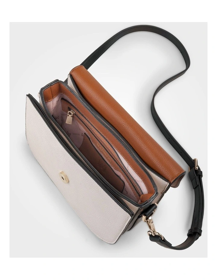 Mel 3 Compartment Fold over Crossbody Bag image 4