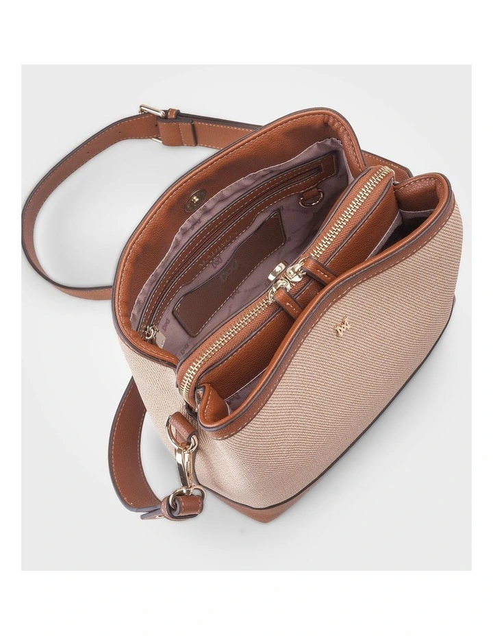 Joanie 3 Compartment Crossbody Bucket Bag image 5