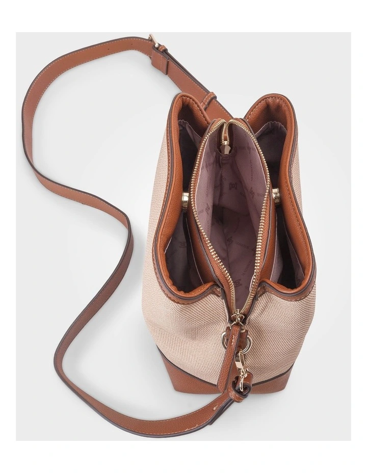 Joanie 3 Compartment Crossbody Bucket Bag image 6