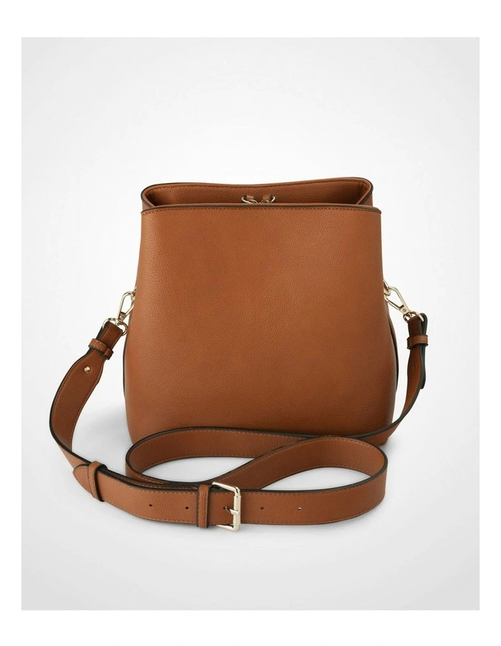 Joanie 3 Compartment Crossbody Bucket Bag Aztec Bag Strap image 6