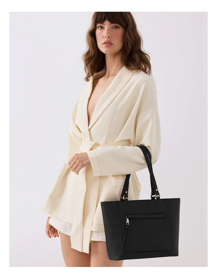 Roxanne Medium Tote with Front Zip Pocket image 2