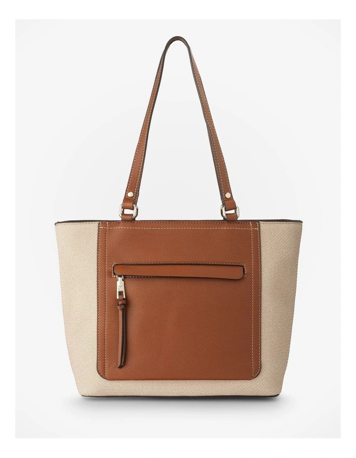 Roxanne Medium Tote with Front Zip Pocket image 1