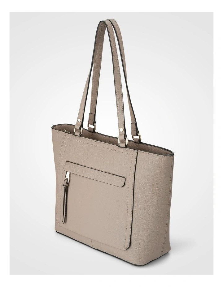 Roxanne Medium Tote with Front Zip Pocket image 3