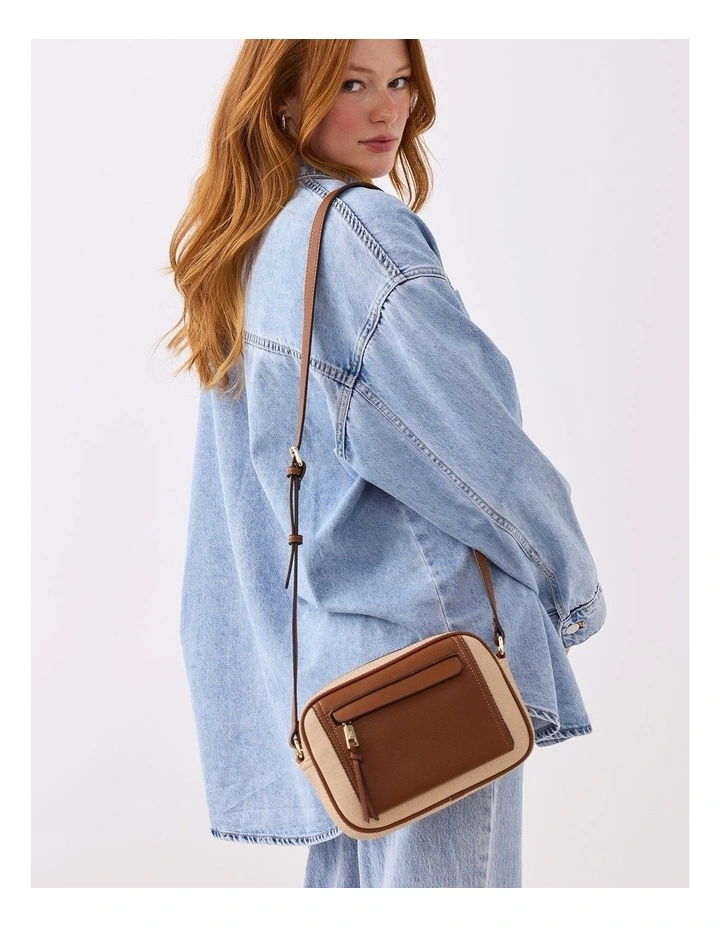 Roxanne Small Camera Crossbody Bag with Front Zip Pocket image 2