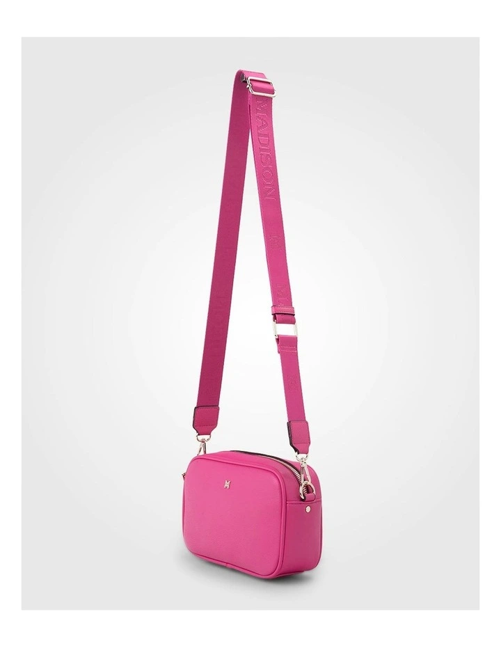 Monica One Bag 3 Ways Crossbody Bag & 3 Straps in Pink image 5