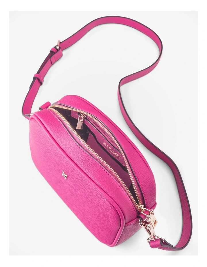 Monica One Bag 3 Ways Crossbody Bag & 3 Straps in Pink image 7