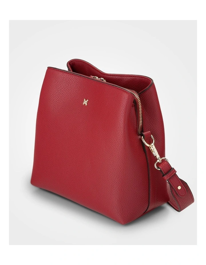 Joanie 3 Compartment Crossbody Bucket Bag image 3