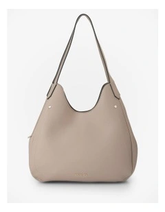 Angela Large 3 Compartment Scoop Hobo Soft Shoulder Bag