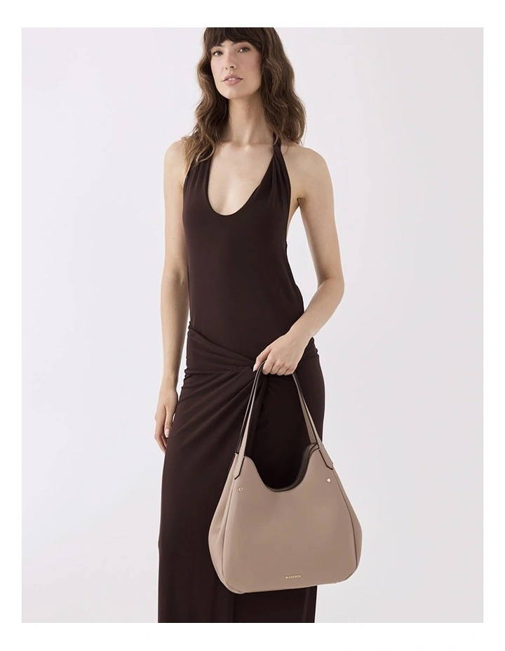 Angela Large 3 Compartment Scoop Hobo Soft Shoulder Bag image 2