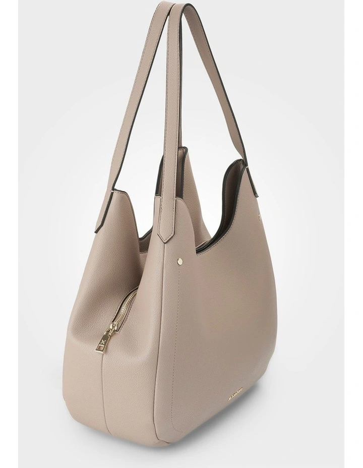 Angela Large 3 Compartment Scoop Hobo Soft Shoulder Bag image 4