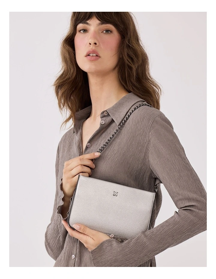 Lucinda Zip Top Convertible Chain & Crossbody Bag image 3