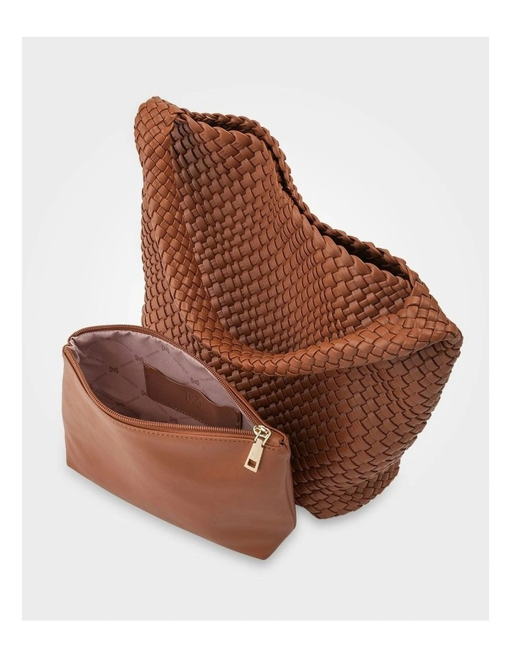 Lydia Weave Large Hobo in Brown image 6