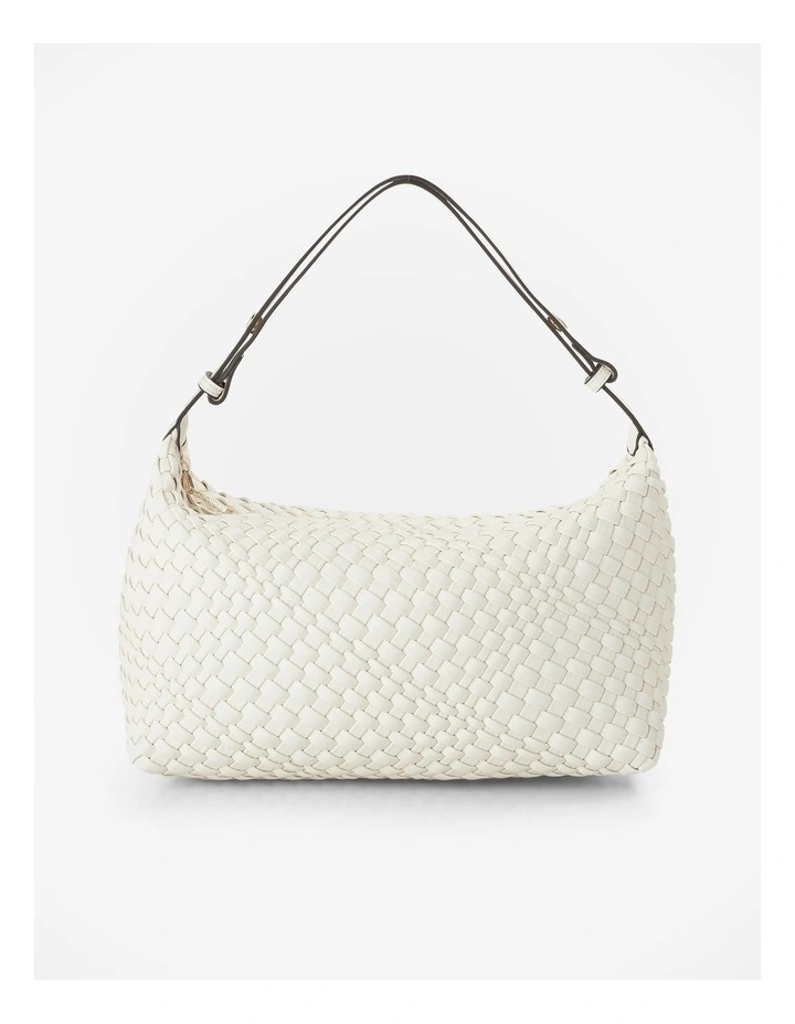 Logan Weave Zip Top Medium Hobo Shoulder Bag image 1