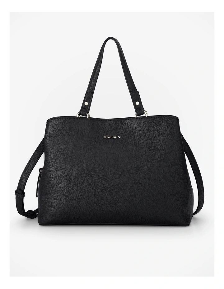 Katherine Medium Satchel with 3 Compartments & Crossbody Strap image 1