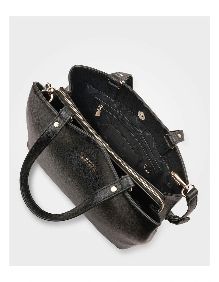 Katherine Medium Satchel with 3 Compartments & Crossbody Strap image 6