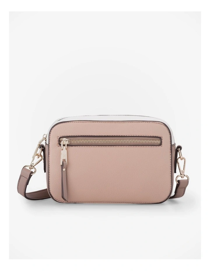 Nina Zip Front Camera Crossbody Bag in Pink image 1