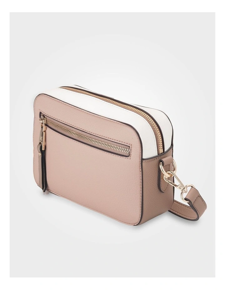 Nina Zip Front Camera Crossbody Bag in Pink image 3
