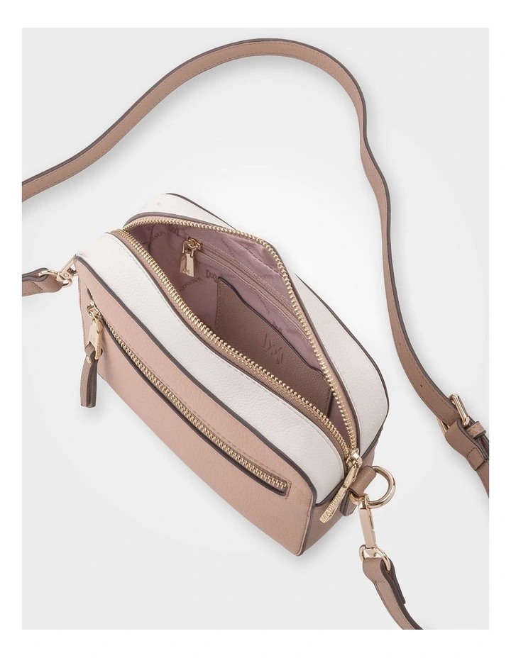 Nina Zip Front Camera Crossbody Bag in Pink image 4
