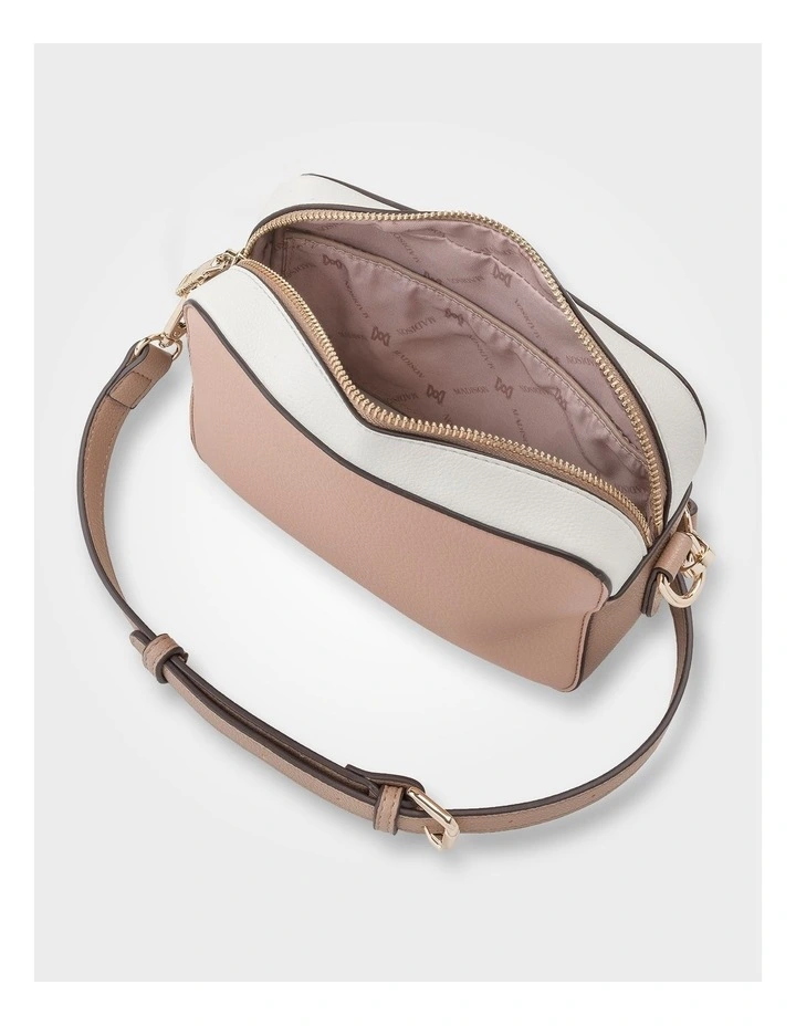 Nina Zip Front Camera Crossbody Bag in Pink image 5