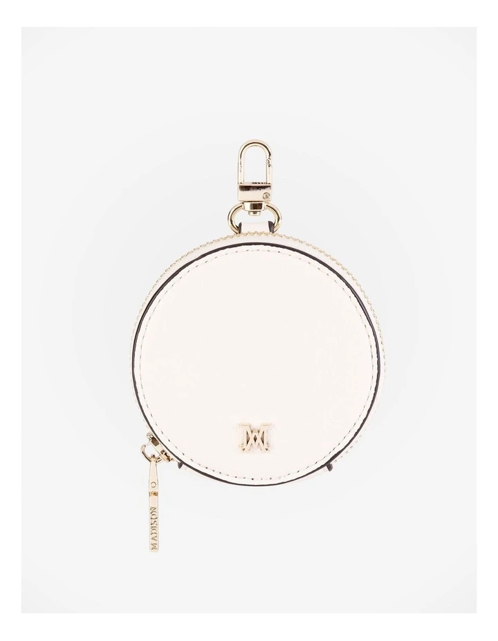 Circle Coin Purse in White image 1