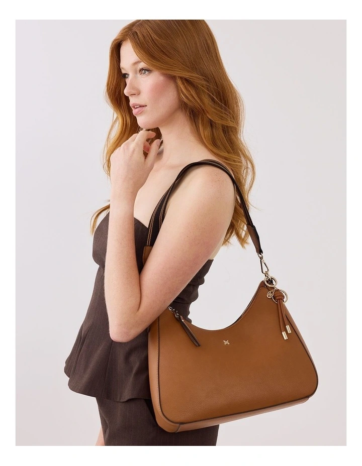 Knot Keychain Bag Charm in Brown image 2