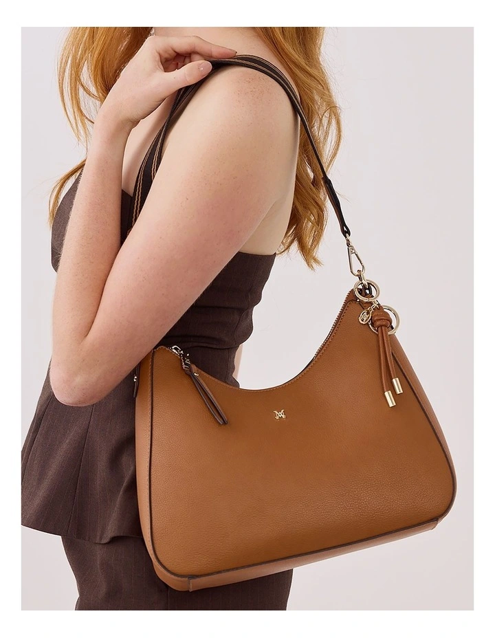 Knot Keychain Bag Charm in Brown image 3