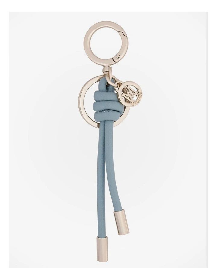 Knot Keychain Bag Charm in Blue image 1
