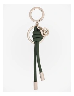 Knot Keychain Bag Charm in Green